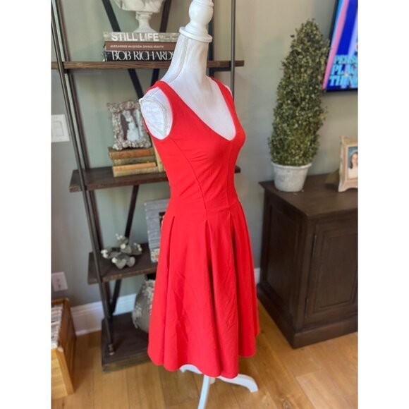 La Petite Robe di Chiara Boni Corie Dress Orange Womens Size 42 US 6 - Picture 7 of 15